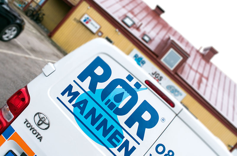 Rörmannen företagsbil