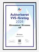 Rörmannen auktoriserat intyg 2026
